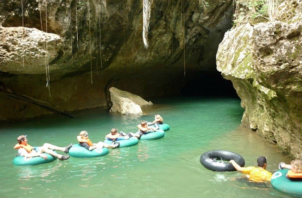 Cave tubing