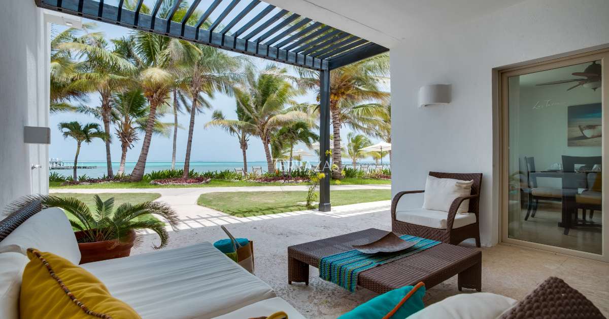 A view from Las Terrazas' Beach-front Villa Resort