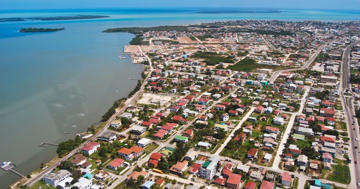 San Pedro seen from the sky