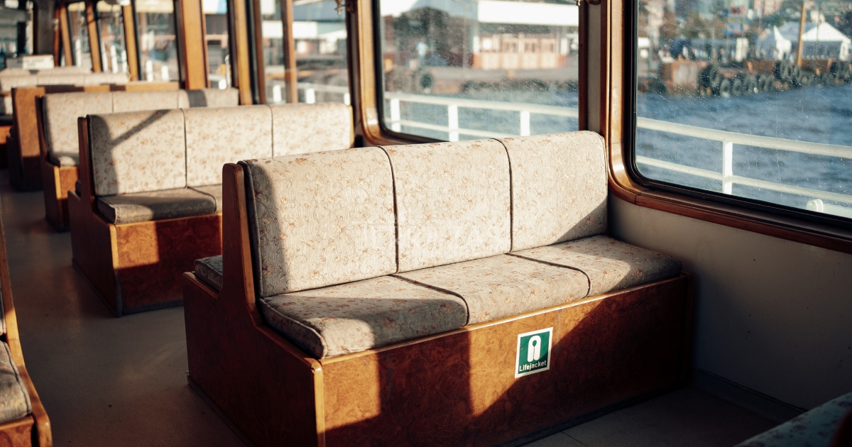 Water ferry interior
